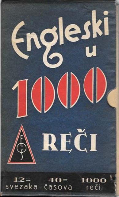 Engleski u 1000 reči (komplet sa kutijom : 12 sveski + rečnik) EOS 1937