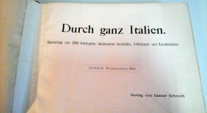 Durch ganz Italien : Sammlung von 2000 Autotypien italienischer Ansichten, Volkstypen und Kunstschätze (1901)