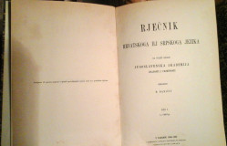 Rječnik hrvatskoga ili srpskoga jezika I-XXIII (komplet) JAZU, Đuro Daničić (1880-1976)