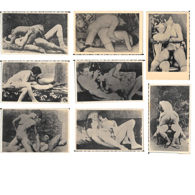 Lot od 8 fotografija : Erotske fotografije (1920-1940)