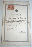 Uverenje o postavljanju Milovana Đ. Glišića, dramaturga Narodnog Pozorišta za zastupnika urednika "Srpskih Novina" (1891)