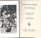 South-Eastern Europe. The Main Problem of the Present World Struggle - Vladislav R. Savić (1918)