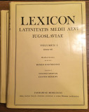 Lexicon Latinitatis medii aevi Iugoslaviae 1-2; Rječnik srednjovjekovnog latiniteta Jugoslavije