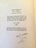 The Time Machine - The Wonderful Visit and Other Stories.  H. G. Wells (Atlantic Edition, Signed, 1924)