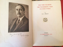 The Time Machine - The Wonderful Visit and Other Stories.  H. G. Wells (Atlantic Edition, Signed, 1924)