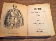 Leptir: zabavnik za godinu 1860 - ured. Ljudevit Vukotinović (sa posvetom knezu Mihailu Obrenoviću)