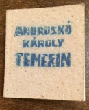 Andrusko Karoly : minijaturna knjiga, drvorezi : TEMERIN (sa potpisom autora) 1979
