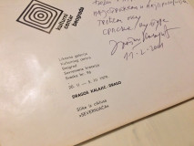 Dragoš Kalajić - Drago. Slike iz ciklusa "Severnjača" 1979 (sa posvetom)