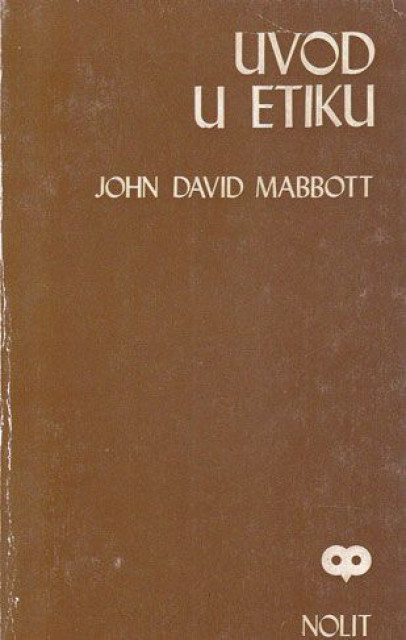 Uvod u etiku - John David Mabbot