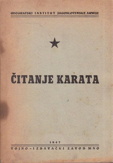 Čitanje karata - Geogr. institut Jugoslovenske armije