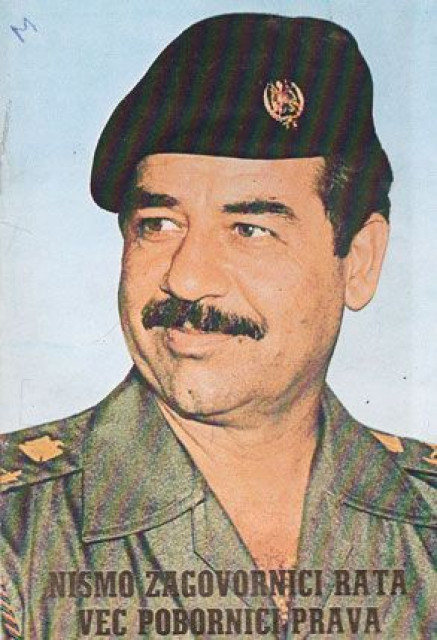 Nismo zagovornici rata već pobornici prava - Sadam Husein
