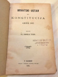 Hrvatski ustav ili Konstitucija godine 1882. - Bogoslav Šulek (1883)
