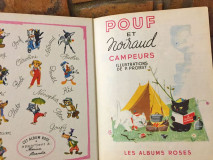 Pouf et Noiraud Campeurs - illustrations de Pierre Probst (1960)