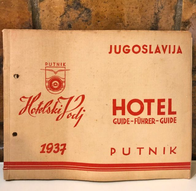 Putnik "Hotelski Vođ" Jugoslavija za 1937 + dodatak "Planinske kuće"