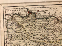 Kraljevina Srbija "Das Koenigreich Serwien", geografska karta iz 1791 - Franz J. J. von Reilly