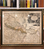 Geografska karta: Kraljevstvo Slavonija sa vojvodstvom Sirmijum - Homanovi naslednici (1745)