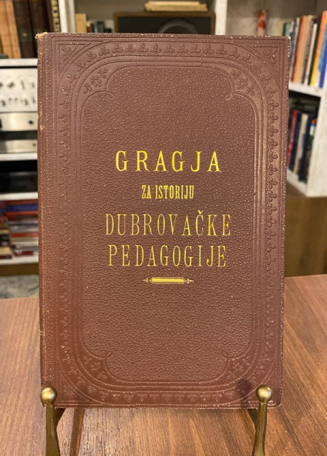 Gragja za istoriju dubrovačke pedagogije - Vicko Adamović (1885)