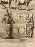 Egzodus, Egipatski hijeroglifi "Mоεхолатреiа Aegyptiorum" Bakrorez 1731-1735 - Johann Jakob Scheuchzer: "Physica Sacra"