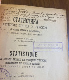 Statistika srpskih škola u Turskoj (u Staroj Srbiji i Maćedoniji) za 1895-96. školsku godinu - Milojko V. Veselinović 1897 (sa posvetom)