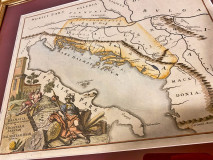 Dalmacija, Hrvatska, Srbija u antičko vreme. Dalmatia post imperii declinationem in Croatiam, Serviam... (1748)