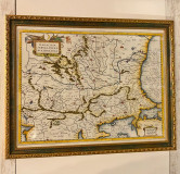 Wallachia, Servia, Bulgaria, Romania - H. Hondius/J. Janssonius, Gerard Mercator (1638)