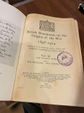 British Documents on the Origins of the War 1898-1914 - Volum IX The Balkan wars, part I The prelude, The Tripoli war